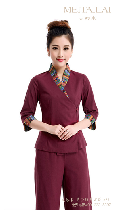 德阳东南亚风情酒店服装团体定制