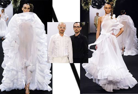 如今，Viktor&Rolf的时装秀在网上直播